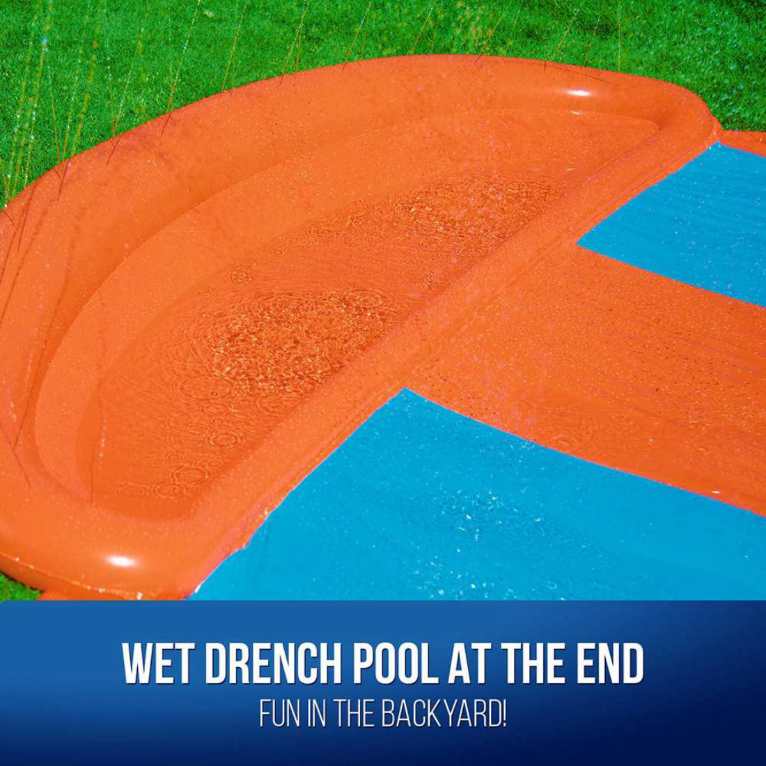 Water Slide Triple – Bestway H2O Go Outdoor Kids Backyard Toy Inflatable 5.5M