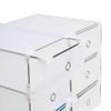 20x Foldable Stackable Clear Plastic Drawer Case Organiz Box Holder Shoe Storage