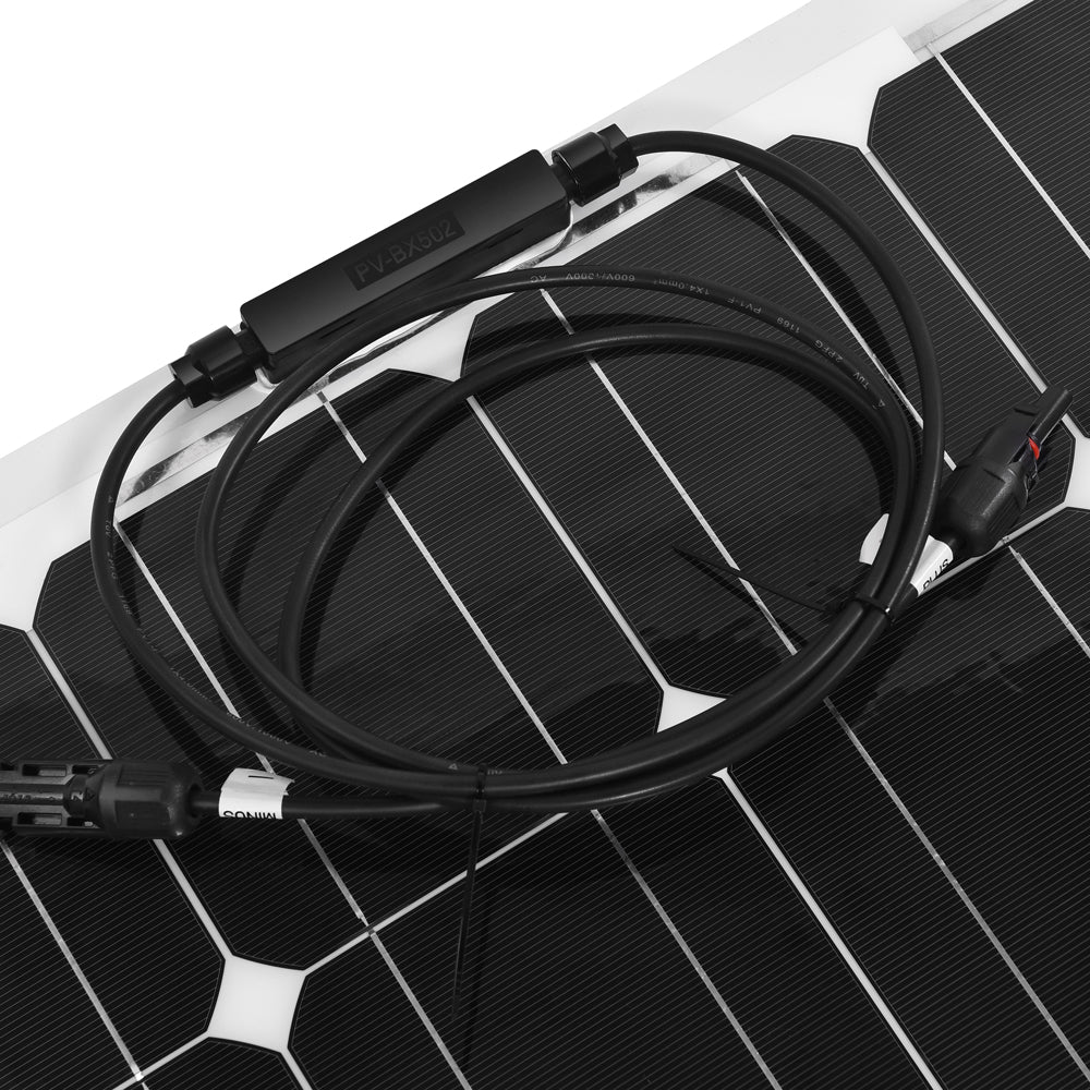 VoltX 12V 100W Mono Flexible Solar Panel Kit Camping Portable Battery Charger