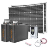 BUNDLE DEAL - VoltX 2x 100Ah Lithium Battery + 290W Solar Panel + 20A MPPT Controller with cable