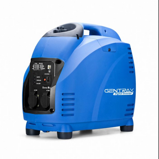 GenTrax 3.5kW Max 3.0kW Rated Pure Sine Wave Petrol Inverter Camping Generator