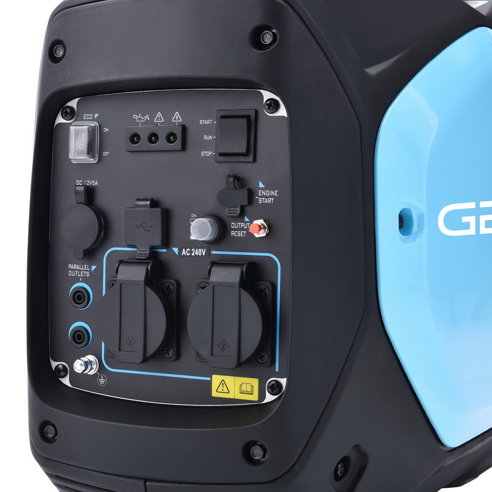 GenTrax 2.2kW Premium Inverter Generator Petrol Pure Sine Wave