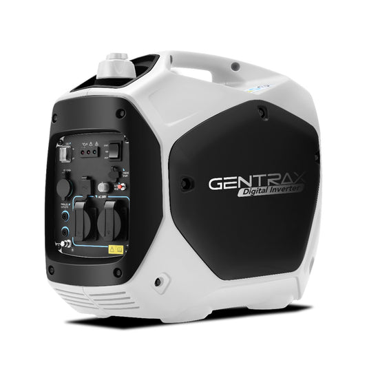 Gentrax 2.2kW Max 2.0 kW Rated Inverter Generator Petrol Pure Sine Wave