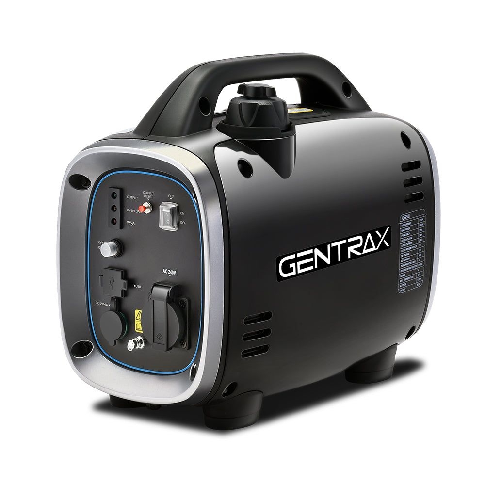 GenTrax 800W Max 700W Rated Portable Pure Sine Wave Super Premium Inverter Generator