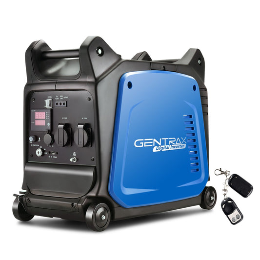 GenTrax 3.5kW Max 3.2kW Rated Remote Start Pure Sine Wave Petrol Inverter Camping Generator