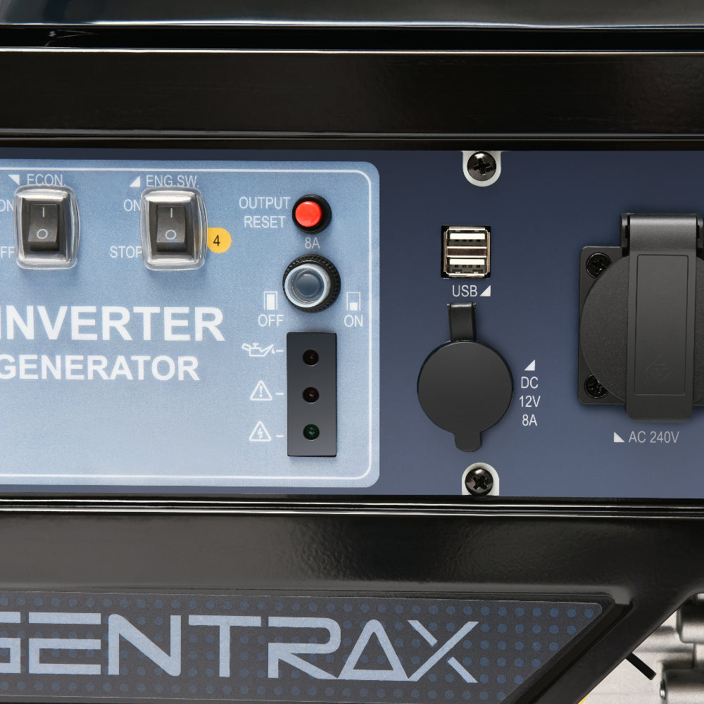 GenTrax 3.5kW Max 3.0kW Rated Inverter Generator Open Frame