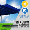 NEW PERFECT OASIS Blue Pop Up 3mx68cm Gazebo Eave Folding Marquee Tent Outdoor