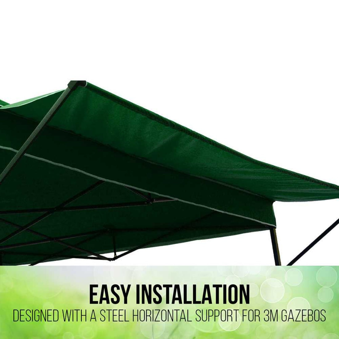 NEW PERFECT OASIS Green Pop Up 3mx68cm Gazebo Eave Folding Marquee Tent Outdoor