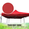 PERFECT OASIS Red Pop Up 3mx68cm Gazebo Eave Folding Marquee Tent Outdoor