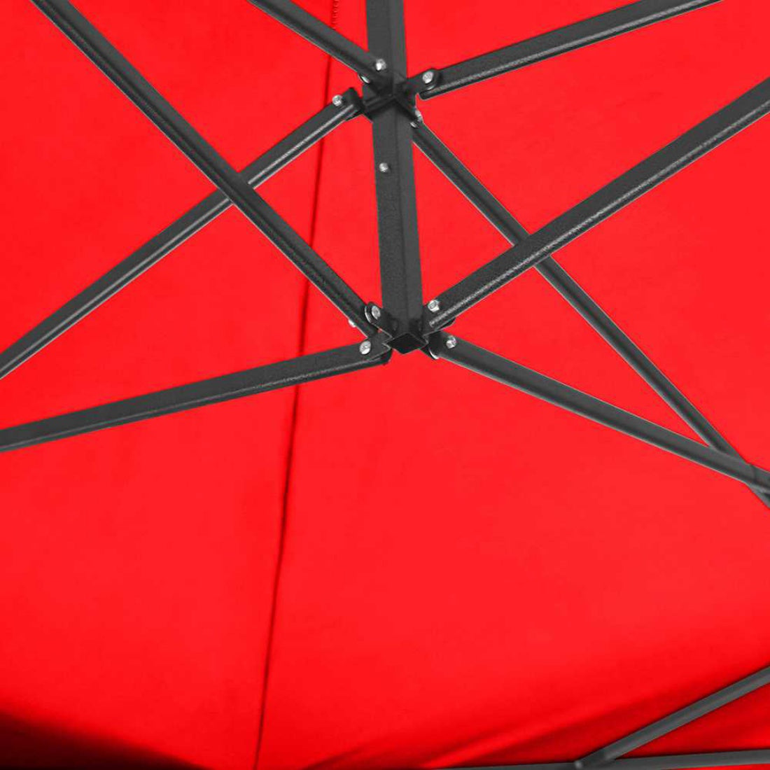 Perfect Oasis Outdoor Gazebo Shade Canopy 3X3 Red
