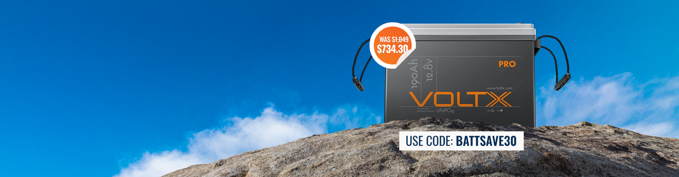 Backup Promo 30% Off VoltX 12V