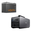 BUNDLE DEAL - Hyundai 1000W/2000W Max Power Station + VoltX 12V 100Ah Lithium Battery