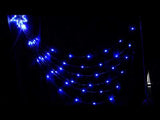 Stockholm Outdoor LED Waterfall Star 200 Blue & Cool White Bulbs Christmas Light Display 3m