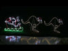 Stockholm Christmas Lights Ropelight LED Motif Santa Sleigh 2 Kangroos Outdoor
