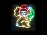 Stockholm Christmas Lights Motif LED Ropelight Koala With Gum Leaf 75x84cm