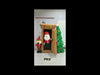 Stockholm Christmas Inflatable Santa in Dunny with Moving Door 1.8M