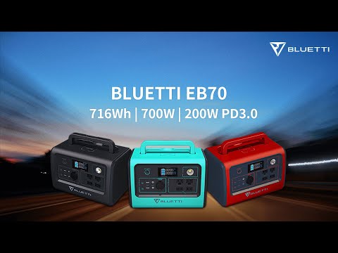 BLUETTI EB70 Portable Power Station 1,000W 716Wh