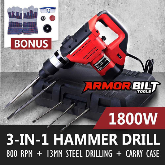 ArmorBilt Jackhammer Demolition Electric  SDS Plus Drill Chisel