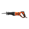 Black & Decker 750W Reciprocating Saw with Branch Holder and 2x Blades