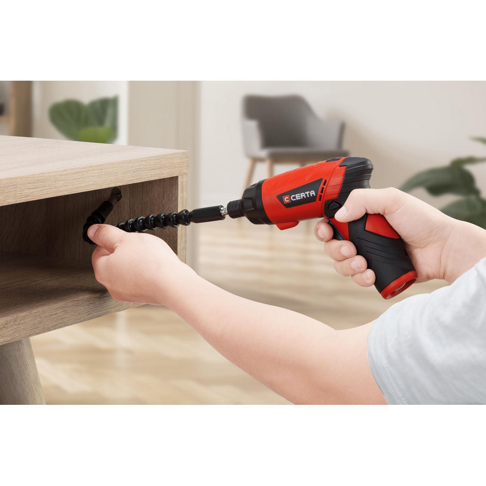 Certa 3.6V Cordless Drill and Screwdriver with Flexible Shaft
