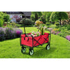 Certa Folding Beach and Garden Trolley Wagon Cart (Red)