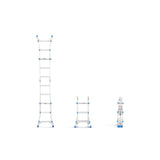 Certa 2.8m Multipurpose Foldable Ladder with Platform