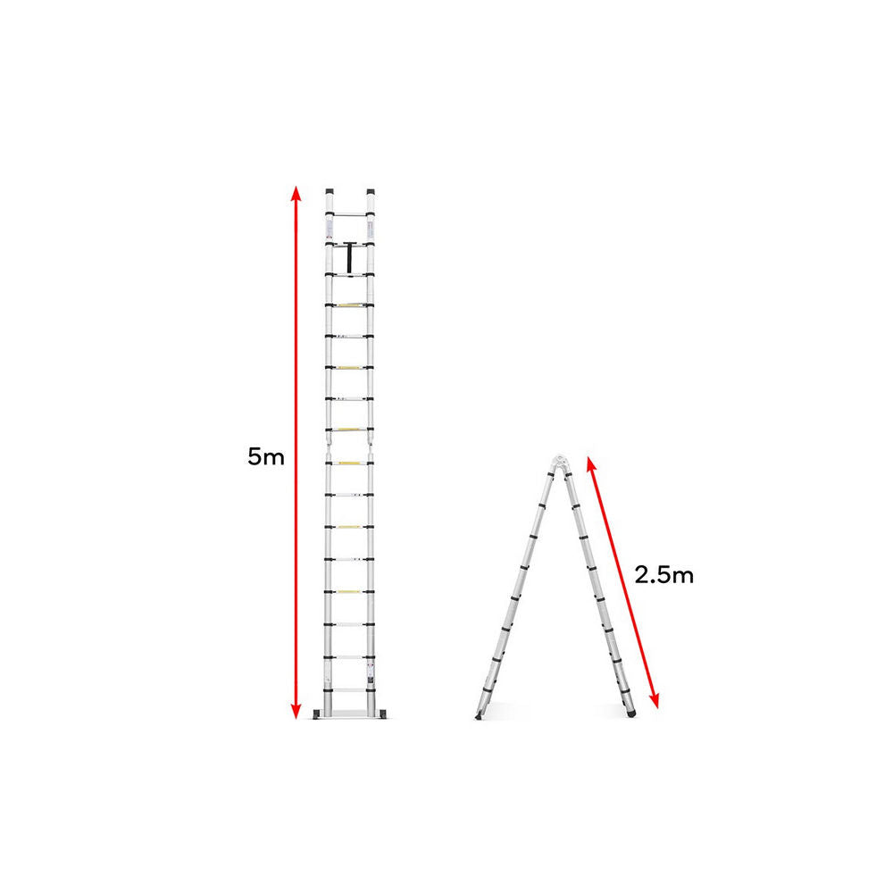 Certa 5m Telescopic Foldable Ladder