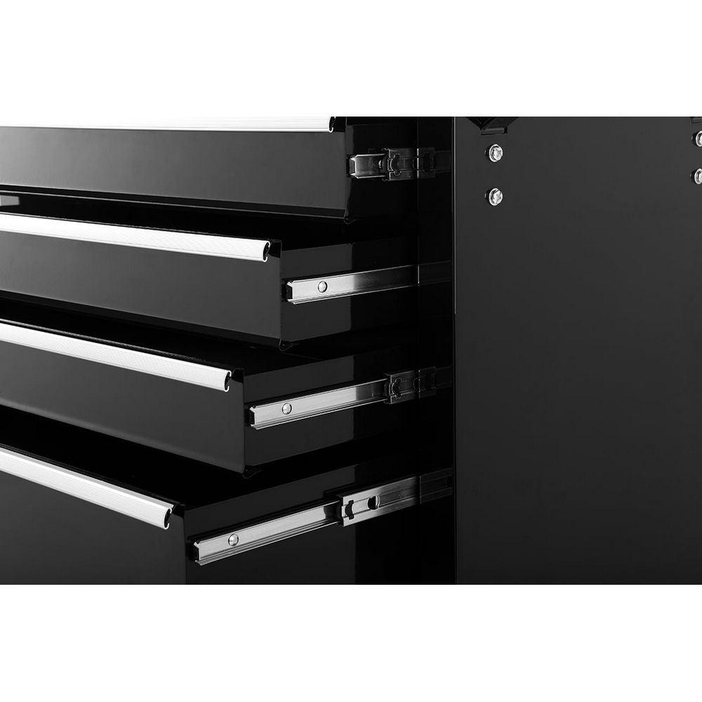 Certa Tool Box Storage Cabinet Trolley 5 Drawer Chest (Black)