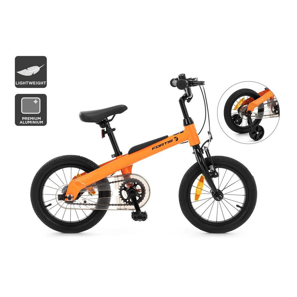 Fortis 14" Kids Bike (Orange, 95 - 125cm Rider Height)