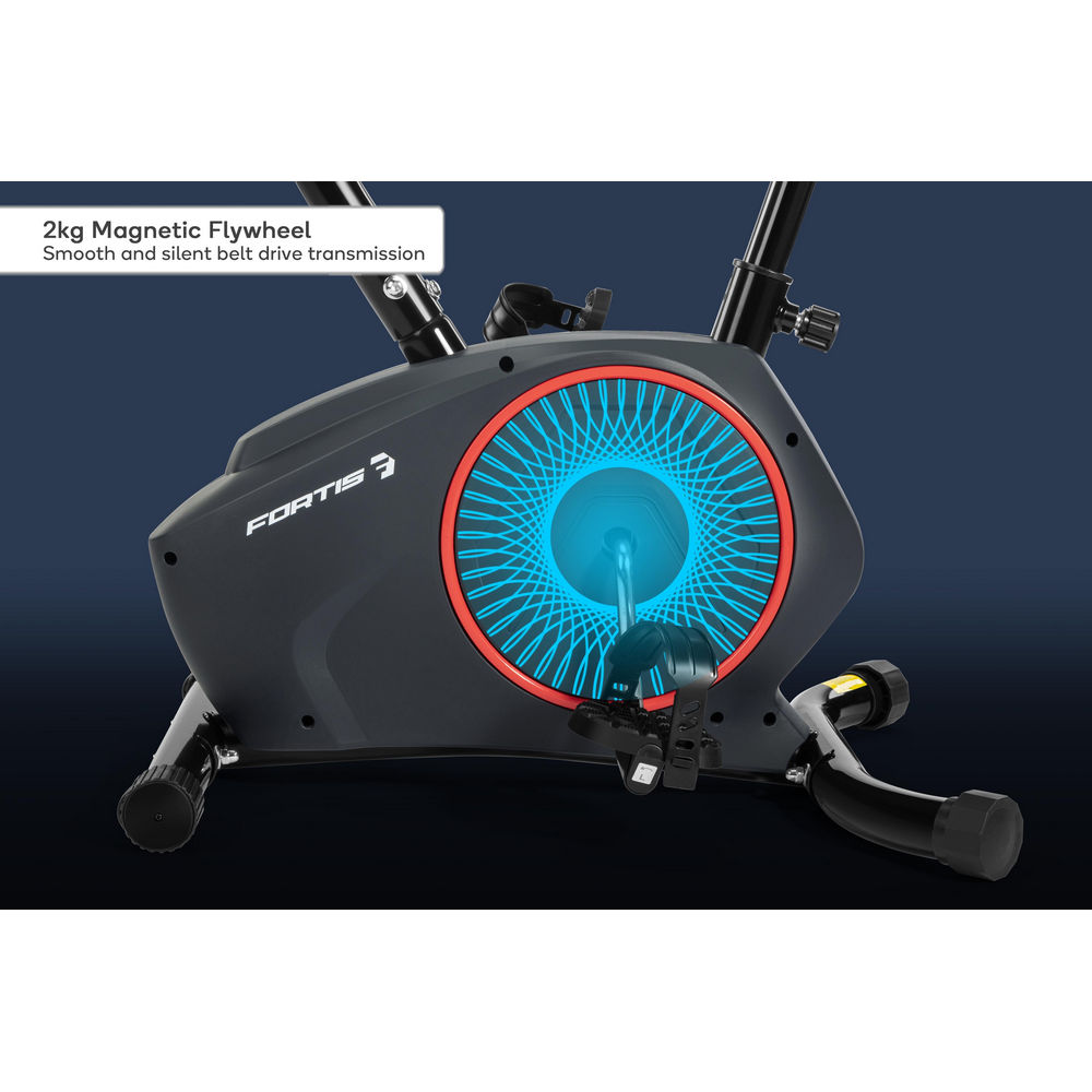 Fortis foldable magnetic store flywheel exercise bike