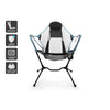Komodo Luxury Reclining Camping Chair (Smoke)