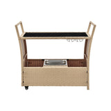 Shangri-La Balmain Outdoor Furniture Bar Cart (Natural)