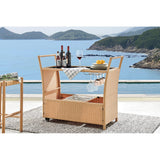 Shangri-La Balmain Outdoor Furniture Bar Cart (Natural)