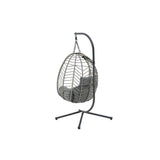 Shangri-La Mackenzie Outdoor Furniture Egg Chair (Grey, Grey)