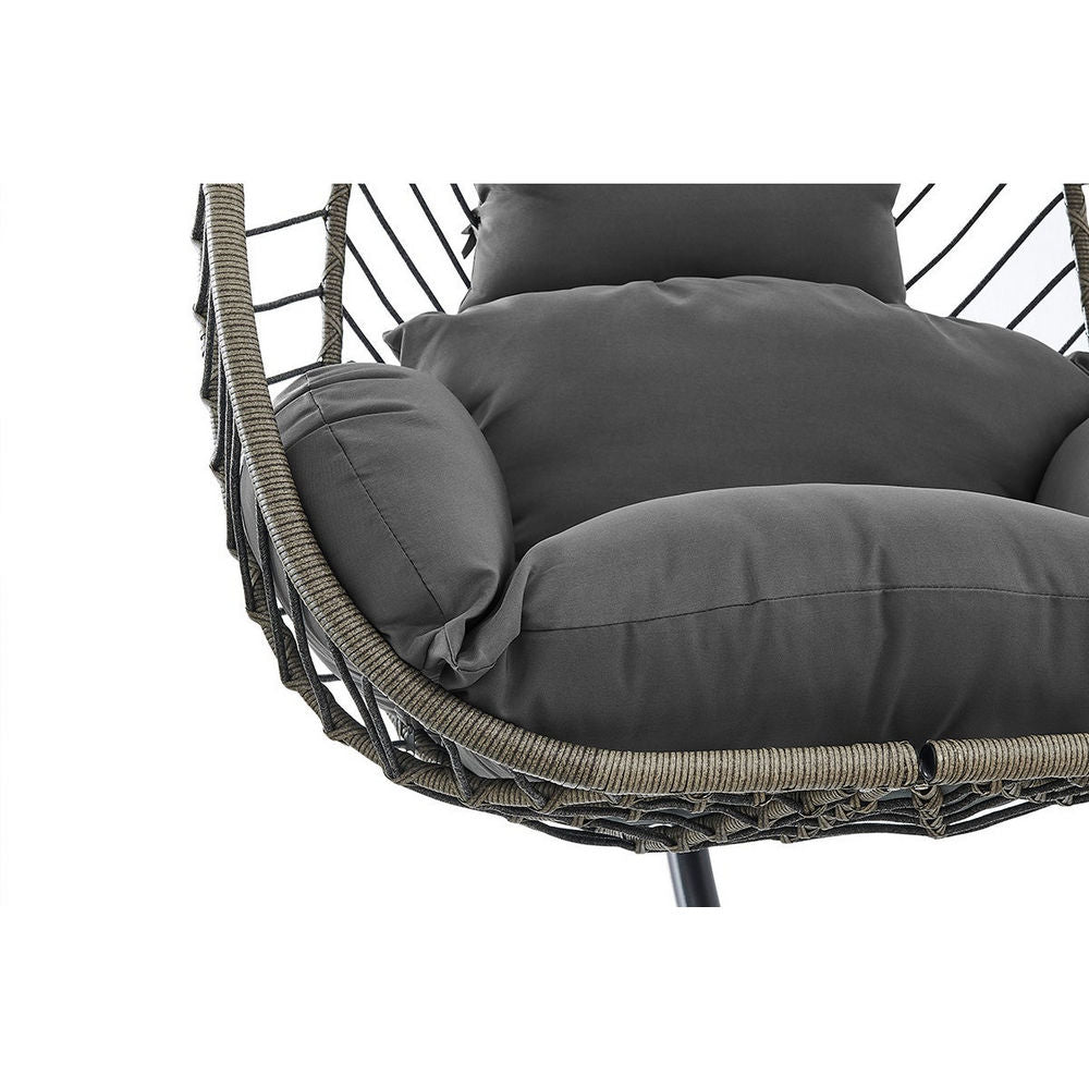 Shangri-La Mackenzie Outdoor Furniture Egg Chair (Grey, Grey)