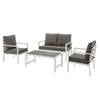Shangri-La Nelson 4 Piece Outdoor Furniture Lounge Set
