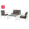 Shangri-La Nelson 4 Piece Outdoor Furniture Lounge Set