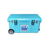 Techni Ice Signature Hardcore Series Premium Ice Box 75L Light Blue with Wheels