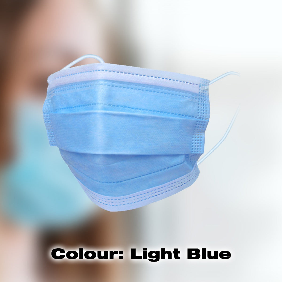 50 x Disposable Face Masks - 3 Ply - Free Delivery!