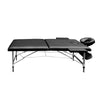 PORTABLE Aluminium Massage Table Bed 2 Fold Spa Treatment Beauty 70cm Width