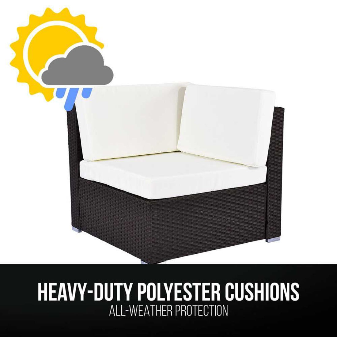 Outdoor Furniture Sofa Lounge Brown 7pc Perfect Oasis Wicker Rattan Furniture