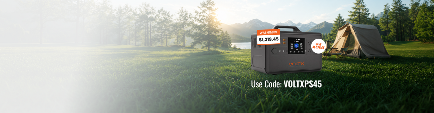 45% Off VoltX M2400 Portable Power Station