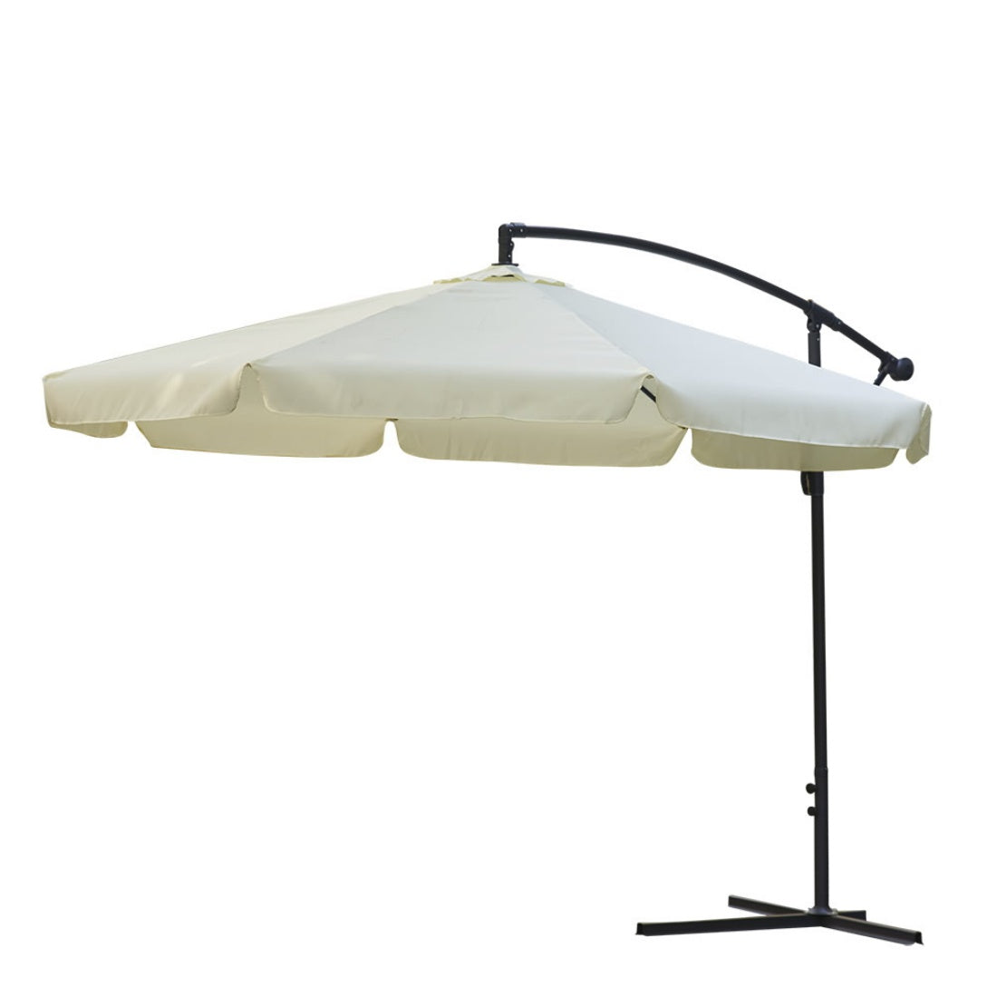 3m Perfect Oasis Beige Garden Umbrella Cantilever Outdoor Shade