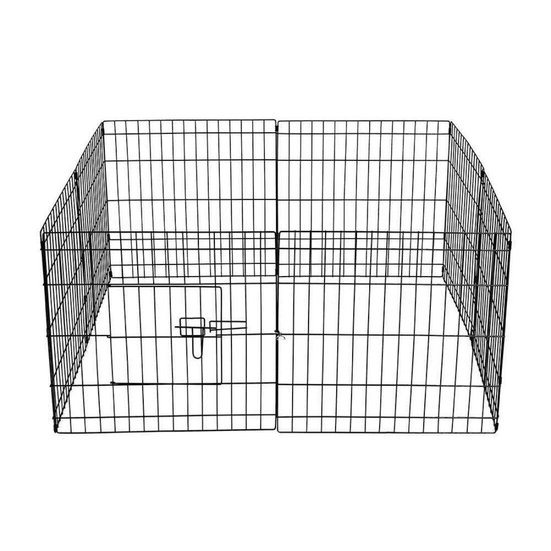 Portable 8-Panel Dog Playpen – Small/Medium/Large Pet Enclosure – 36” Fence