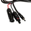 MC4 Connector Plug DC5521 Adapter Copper Core Wire Cable 1.5m
