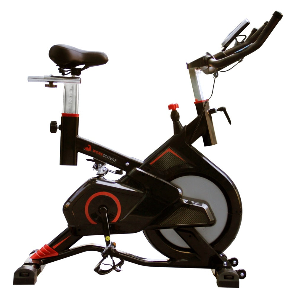 Workoutwiz Spin Bike Flywheel Commercial Spin Bike 10kg Gym Home Indoor Workout