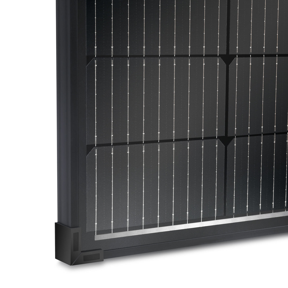 VoltX 12V 100W Fixed Solar Panel Black Frame