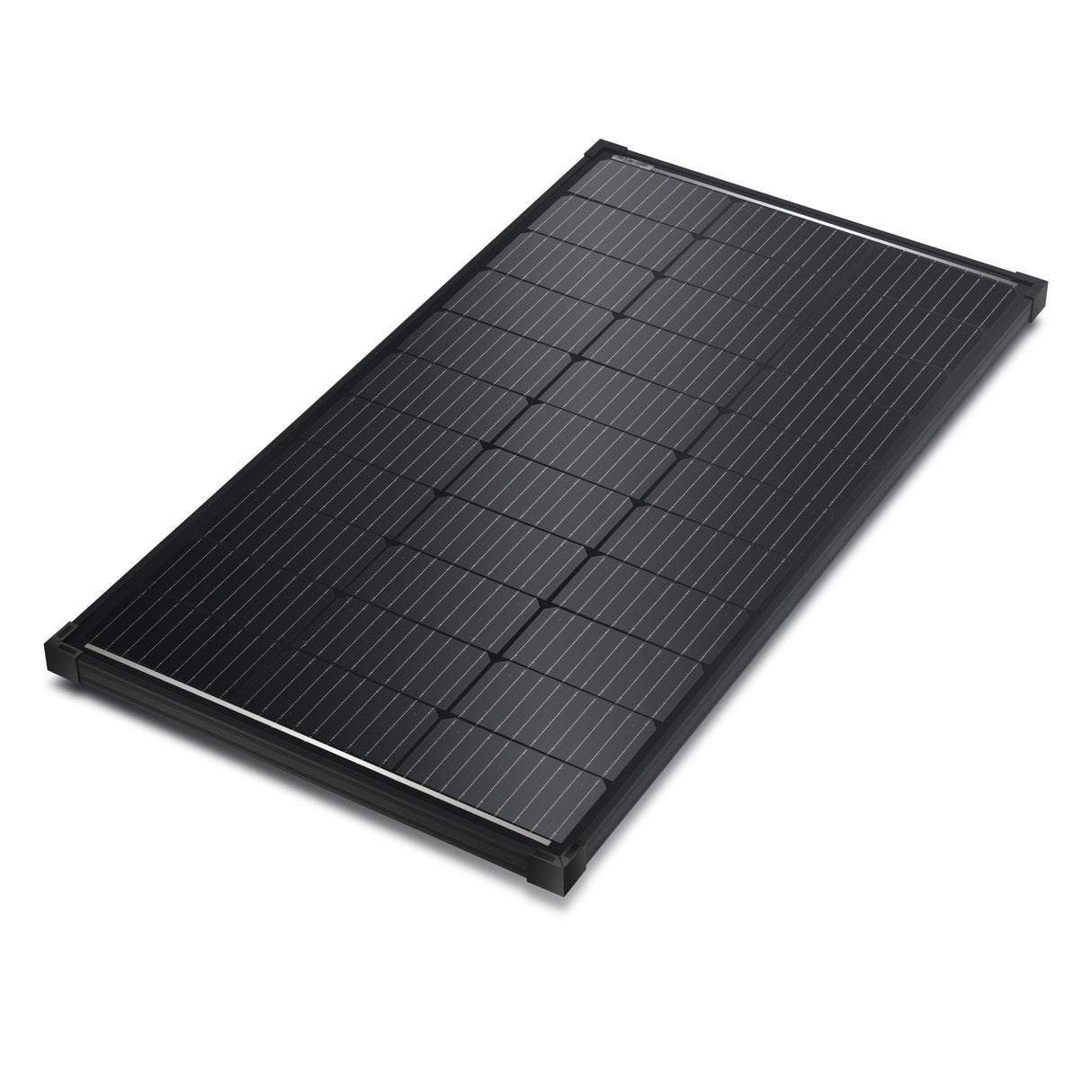 VoltX 12V 100W Fixed Solar Panel Black Frame