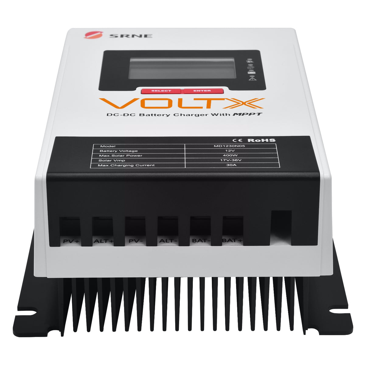 Voltech Solar Controller 12V 30A VoltX DC-DC Solar Charger MPPT Bluetooth | Outbax