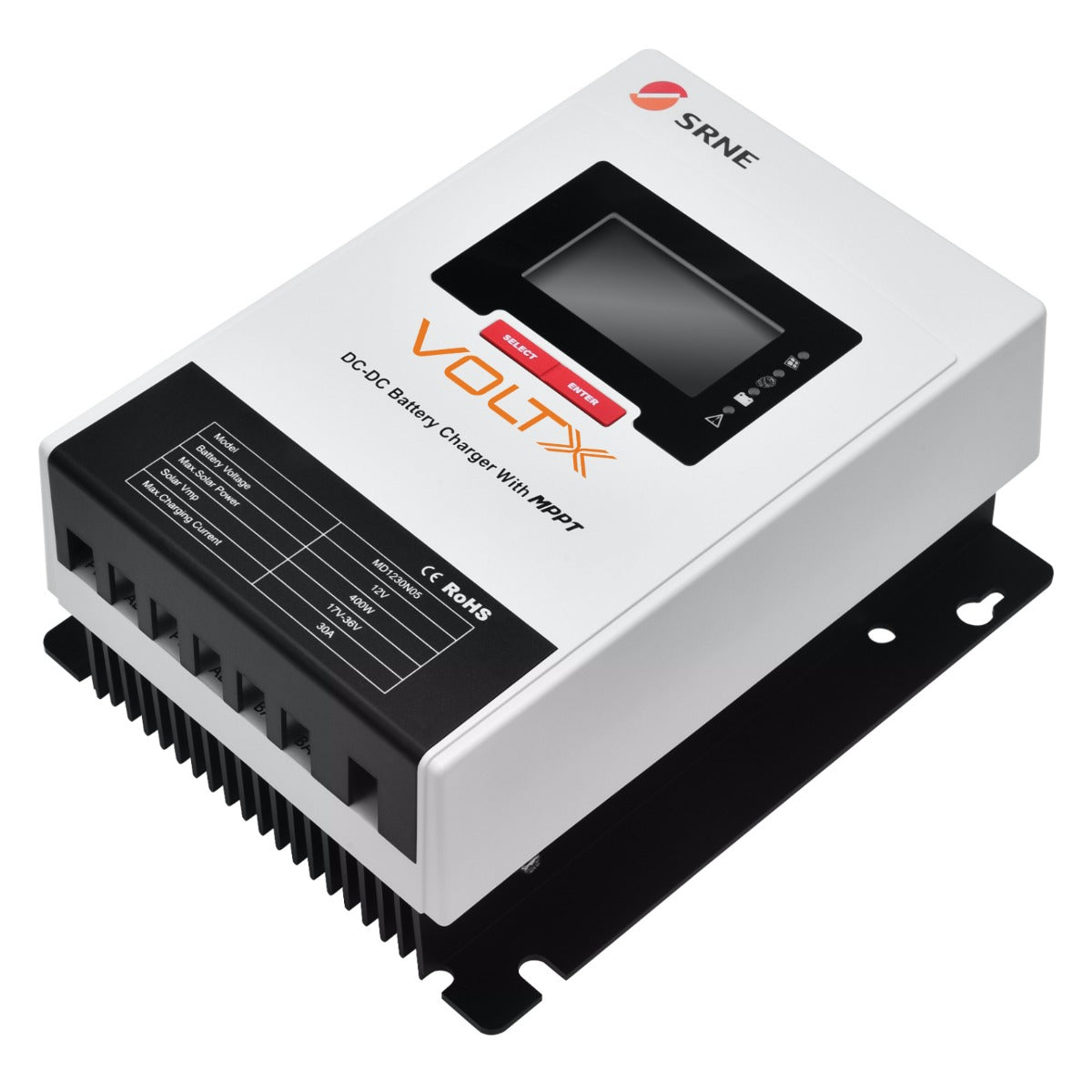 VoltX SRNE 12V 30A DC-DC MPPT LiFePO4 Battery Charger